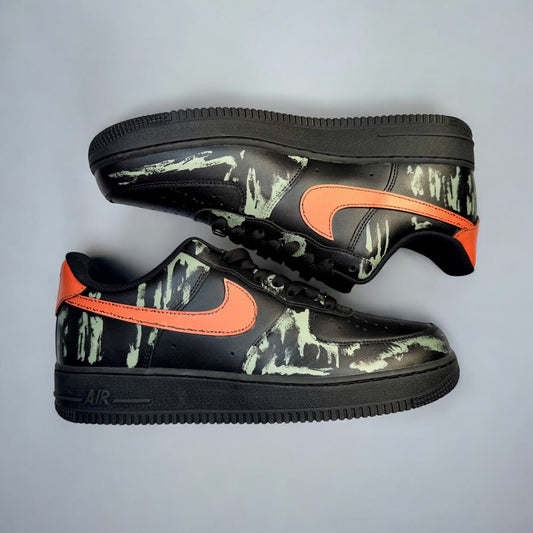 Nike Air Force 1 Custom Sneakers | Grime | Jungle Camo - Custom Nike - Boundless Customs