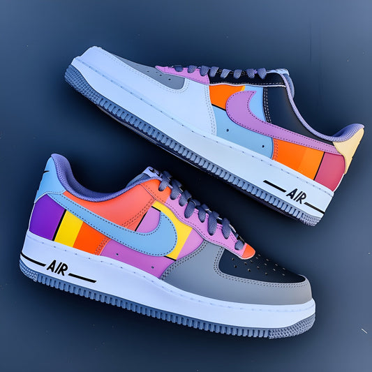 Nike Air Force 1 Custom Sneakers | Patchwork - Custom Nike - Boundless Customs