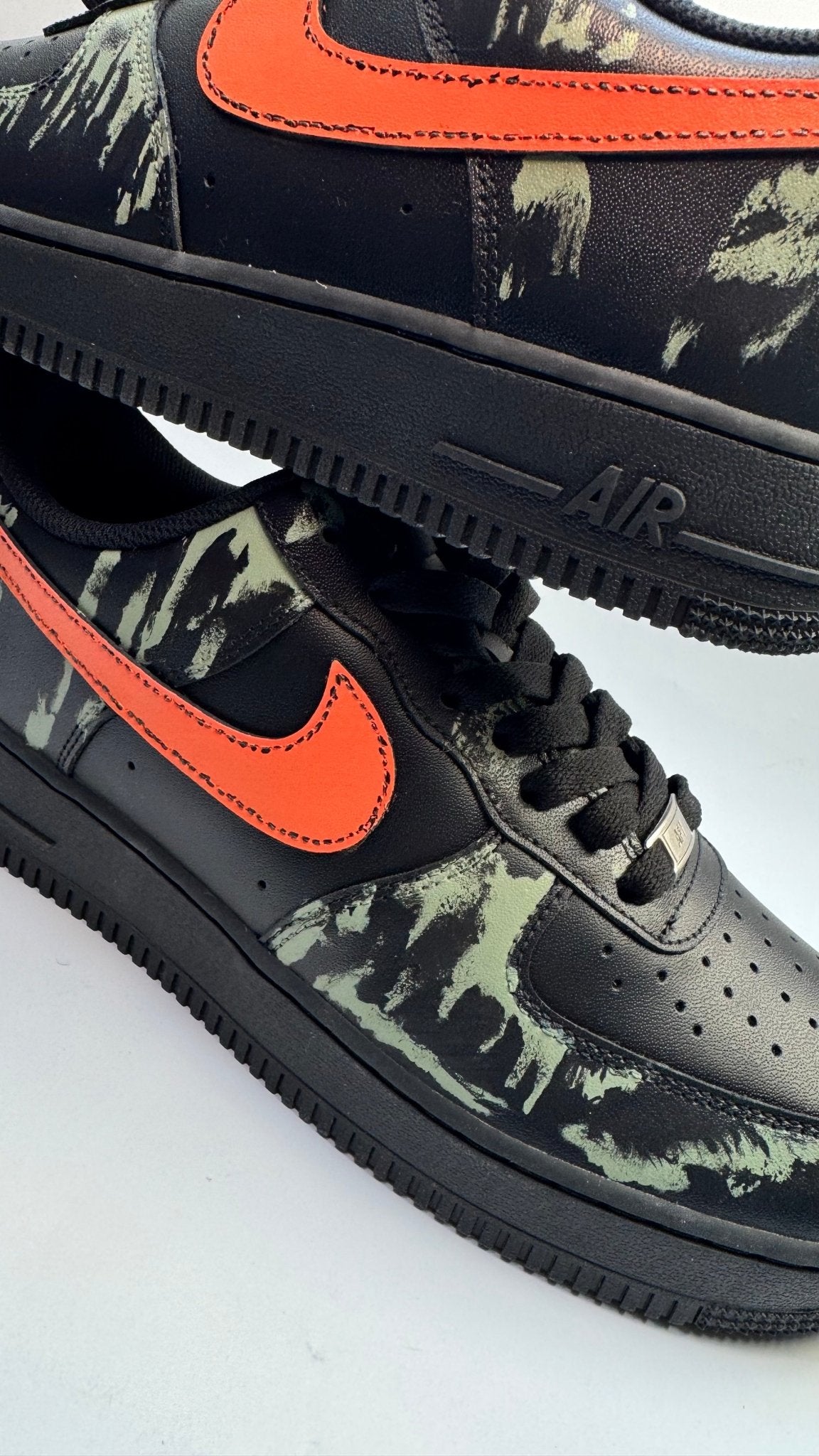 Nike Air Force 1 Custom Sneakers | Grime | Jungle Camo - Custom Nike - Boundless Customs