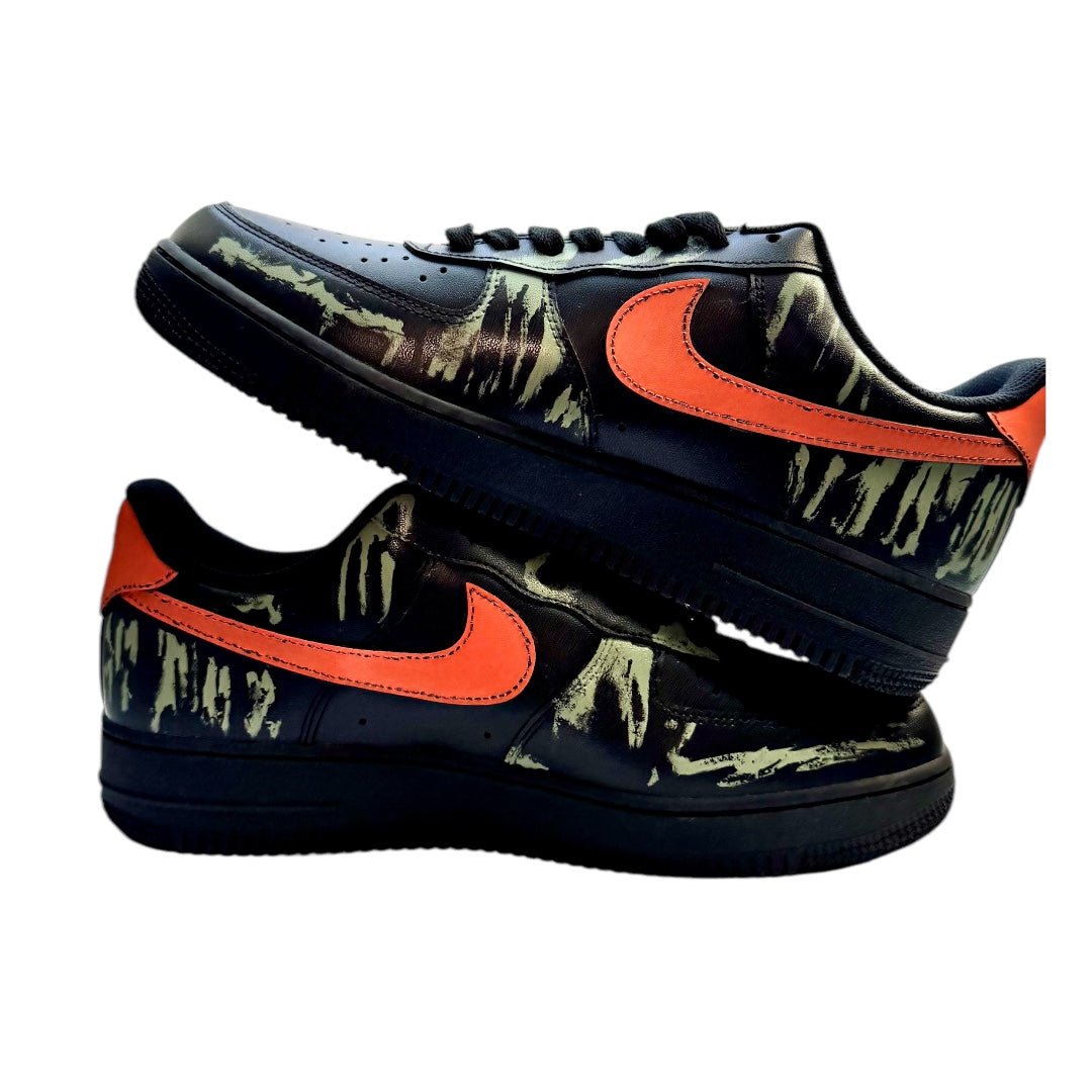 Nike Air Force 1 Custom Sneakers | Grime | Jungle Camo - Custom Nike - Boundless Customs