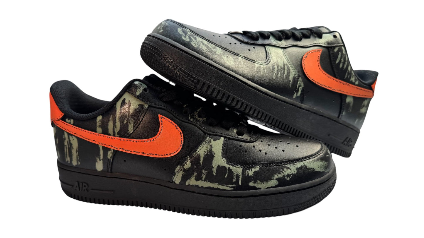 Nike Air Force 1 Custom Sneakers | Grime | Jungle Camo - Custom Nike - Boundless Customs